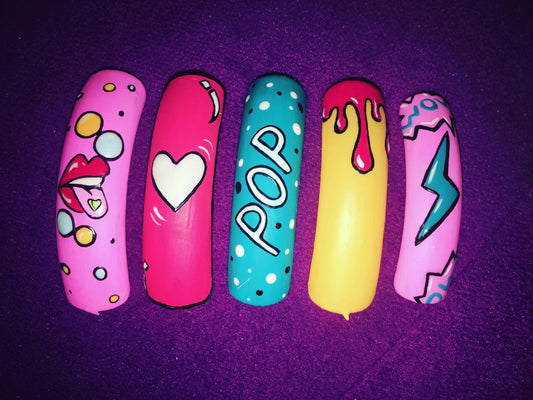 Press on Nails -  PopArt